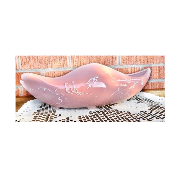 Beauceware Vintage Pink Planter Jardiniere - Picture 4 of 8